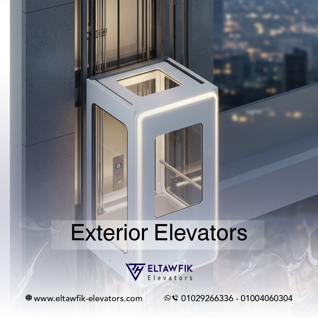 Exterior elevators